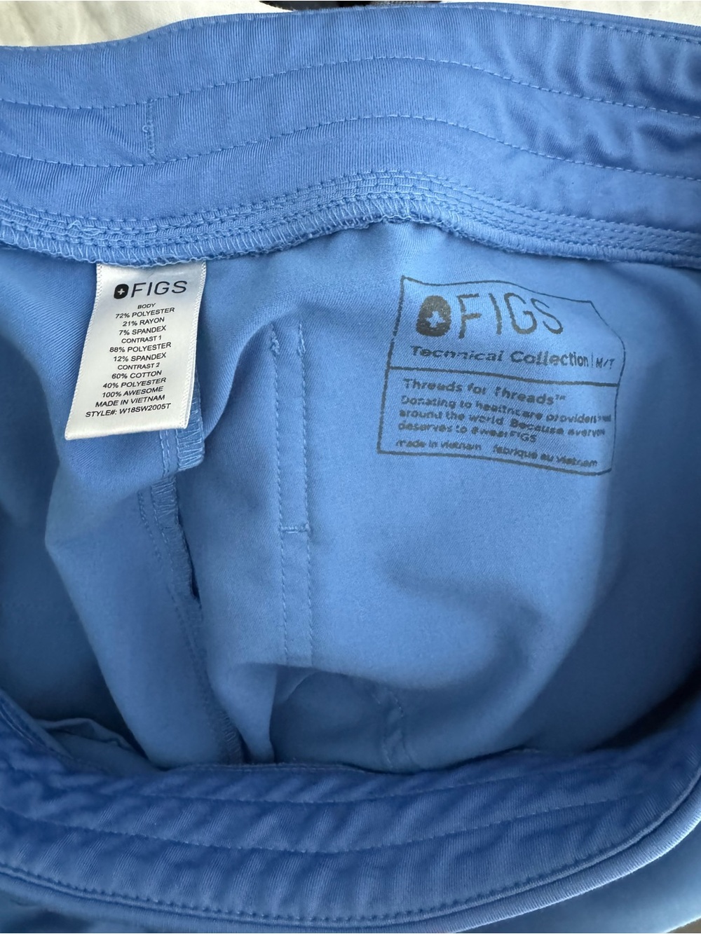 Figs Ceil Blue Zamora Jogger Medium Tall - Picture 3 of 4